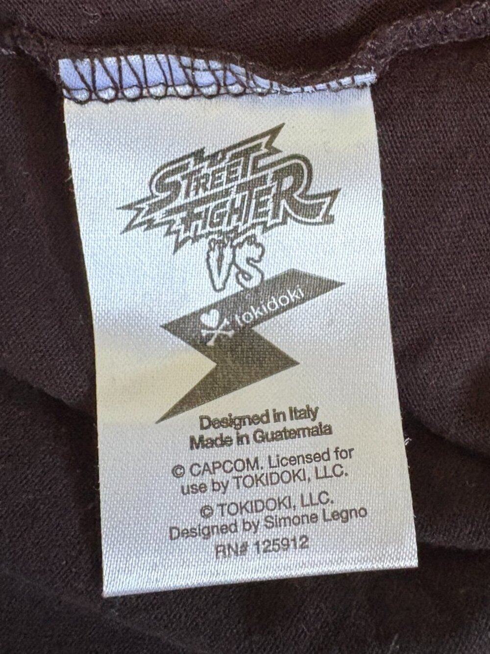 tokidoki x street fighter t shirt - Picture 6 of 6